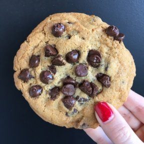 Gluten-free chocolate chip cookie from Sinners and Saints Desserts